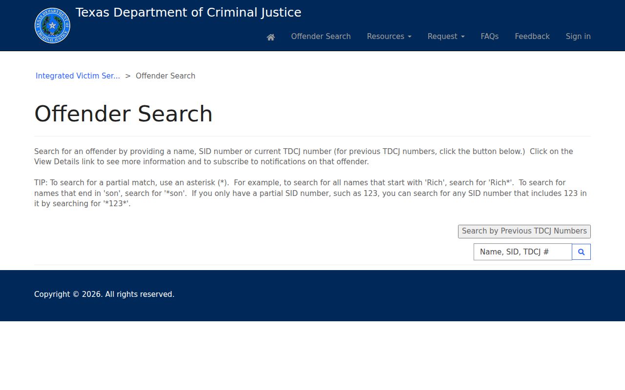 Denison residents directory Texas Department of Criminal Justice offender search